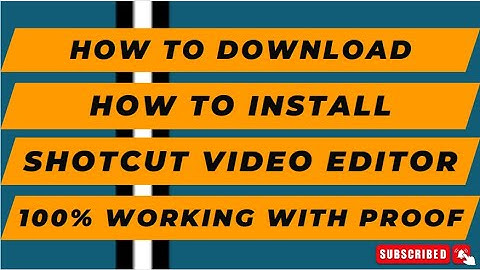 How To Download And Install Shotcut Video Editor On All Windows 100%  Free (2024) 100% working