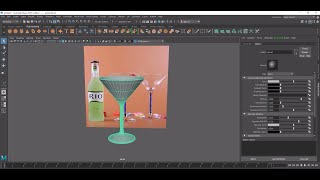 Autodesk Maya 2020 3D Modeling Wine Glass