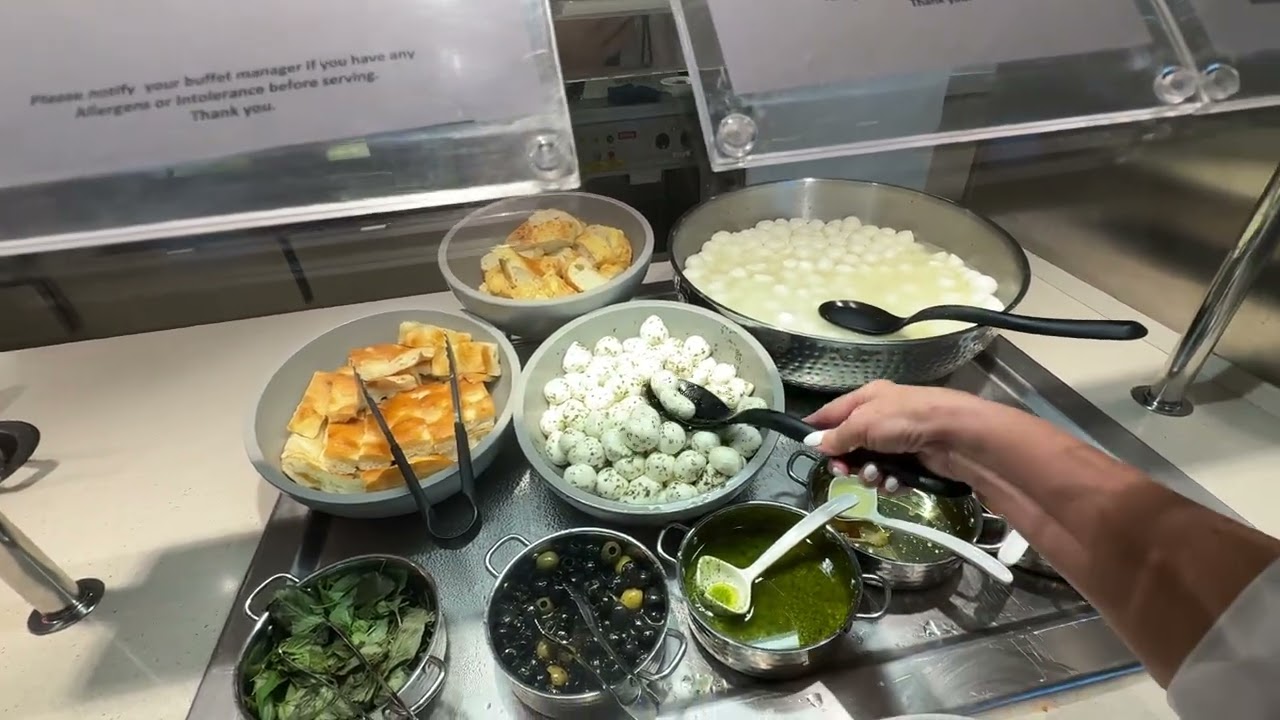 🔴ШВЕДСКИЙ СТОЛ  🔴 Или БУФЕТ на круизном лайнере MSC Grandiosa 10.12.2025