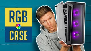 RGB GAMING PC CASE - Cooler Master MASTERBOX MB520 RGB Unboxing and how to get Windows 10 For $14