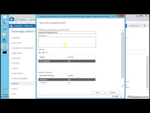 16-Configuring DAG network manually in Exchange 2016