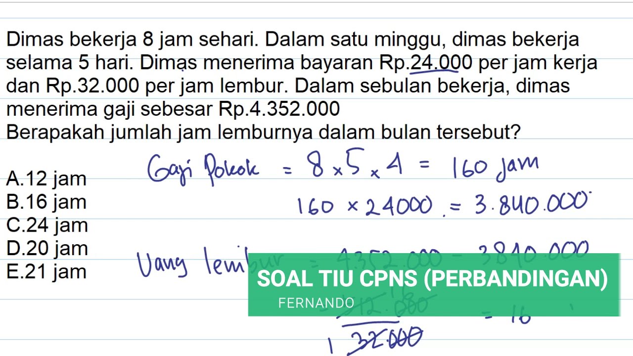  Soal  Hot dan Pembahasan Tes  TIU  CPNS  2020  Sering Keluar 