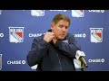 NYR Practice: Peter Laviolette Media Availability | March 8, 2024