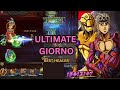 ULTIMATE Giorno Giovanna Golden Experience Full Build Healing Team Guide Golden Stone 