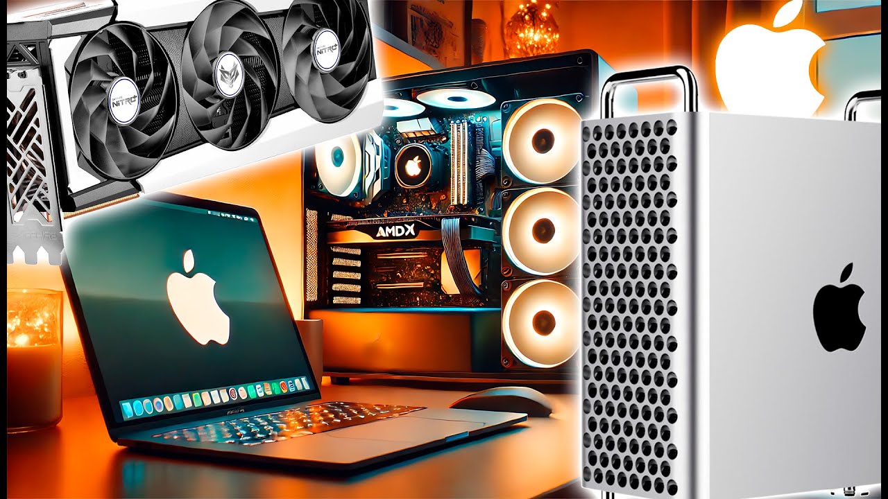 БИТВА ГИГАНТОВ: НОВЕЙШИЕ ЧИПЫ GPU APPLE ПРОТИВ КАСТОМНЫХ HACKINTOSH! - ALEXEY BORONENKOV | 4K