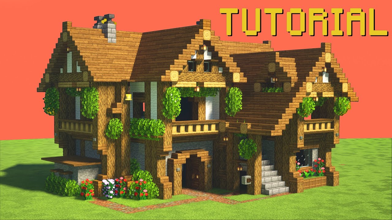 Minecraft  How to Build a Medieval Survival House 