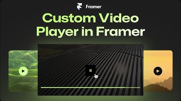 Custom Video Player in Framer (No-code tutorial)