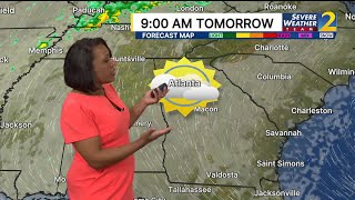 Foggy morning to start warm Friday; some chance of showers