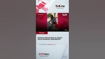 Penjual Suvenir Menara Eiffel di Paris Fasih Berbahasa Indonesia #shorts #tvone #news
