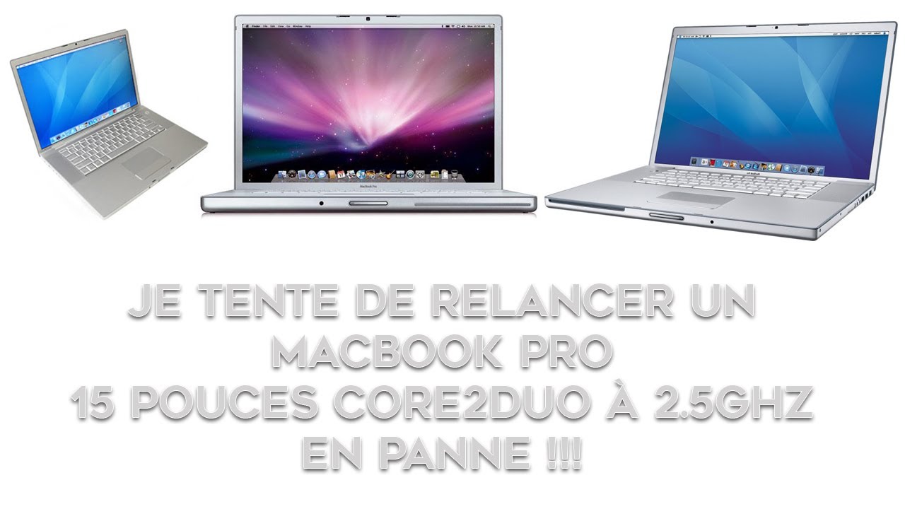 Apple MacBook Pro 15 pouces à 2.5Ghz Core2Duo modèle 2008 - Je