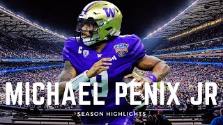 Michael Penix Jr || FBS Leading Passer || 2023 Season Highlights