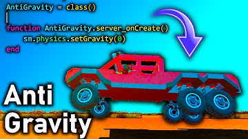 How to Write Scripts for Scrap Mechanic (Anti Gravity Script)