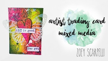 Mixed Media ATC : ATC Tuesday 1