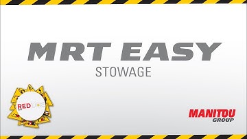 Manitou - Rotating telehandler - MRT Easy - Stowage