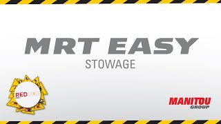 Manitou - Rotating telehandler - MRT Easy - Stowage