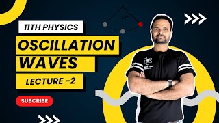 📘 Class 11 Physics – Oscillation &amp; Waves | Lecture 2 | SHM, Velocity &amp; Acceleration Derivations