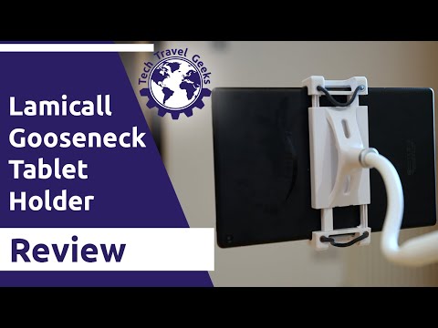 Lamicall Gooseneck Tablet Holder Review - Great Tablet Accessory on Amazon