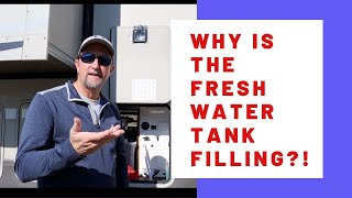 HELP! Fresh Water Tank is filling! || Fulltime RV Living