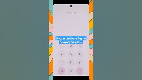 How to Activate Paytm Security Shield ?  ||  How to Lock Paytm App ?  #2025 #shorts #paytm