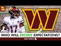 Washington Commanders Players That Will Exceed, Meet, &amp; Fall Short Of Expectations In 2024