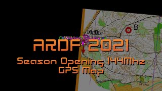 ARDF 2021 Season Opening 144Mhz GPS Map