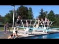 Triple Front Flip off a 1 meter diving board