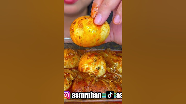 Eating A Perfect Jammy Egg! #asmr #food #mukbang