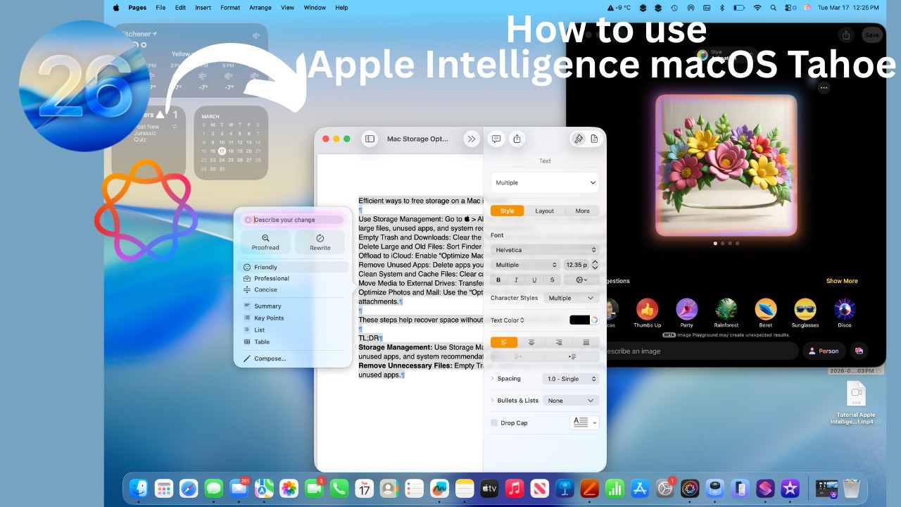 How to use Apple Intelligence on macOS 26 Tahoe: Full Tutorial - YouTube