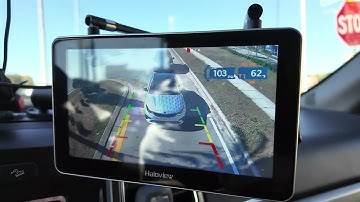 Haloview BT7 TPMS Reversing Camera Road Test Footage