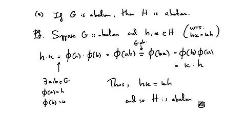 Properties of Isomorphisms - 18 - A First Course in Abstract Algebra