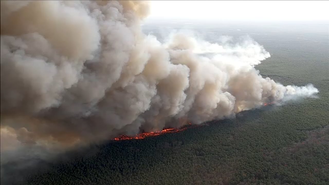Raging NJ wildfire forces evacuations, closures of Garden State Parkway