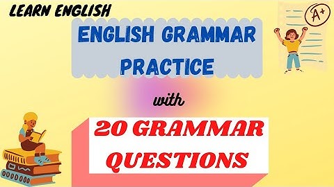 20 ENGLISH GRAMMAR QUESTIONS | MISCELLANEOUS ENGLISH GRAMMAR MCQS | GRAMMAR PRACTICE | MAMTA AGRAWAL