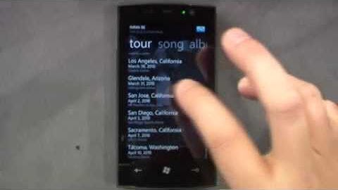 Shazam app on Windows Phone