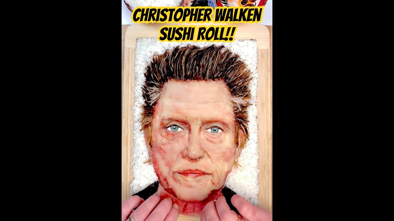 Christopher Walken Sushi Art! 