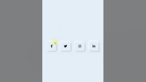 Social Icons Hover Effects in 60sec #shorts