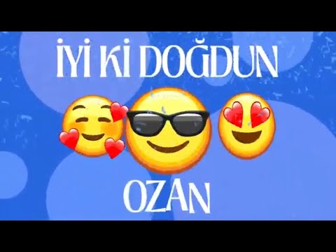 İyiki doğdun OZAN İsimli Doğum Günü Şarkısı - OZAN' ın Doğum Günü - SABRİ Doğum Günü Şarkısı #ozan