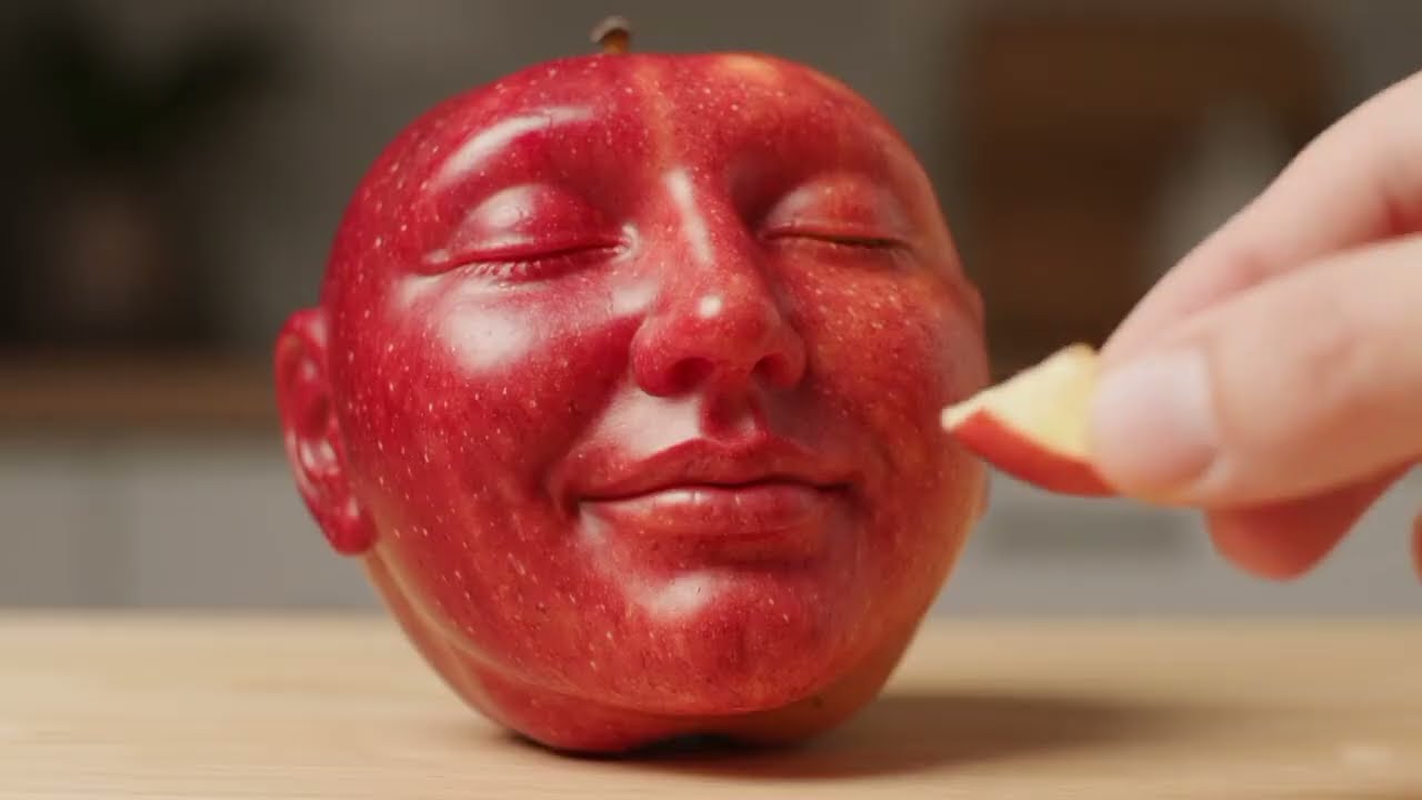 Fruits with Human Faces | Surreal & Hyperrealistic ASMR Video