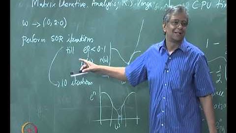 Mod-01 Lec-12 Laplace equation - convergence rate Continued
