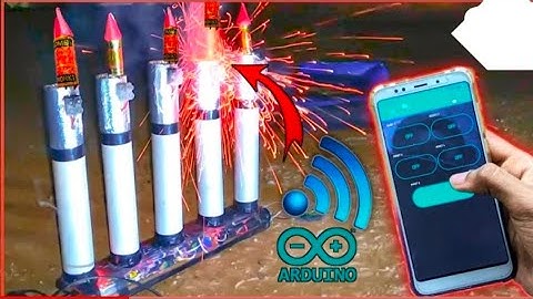 #Rocket #Diwali #newideaArduino based Mobile Control Rocket Launcher | smart rocket |Arduino Project