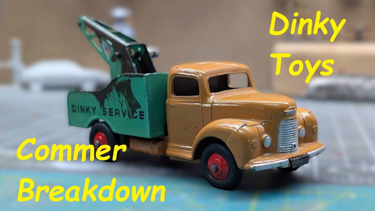 dinky no430コマーレッカー、1954年製 Commer Breakdown Truck by Dinky Toys of England - issued 1950