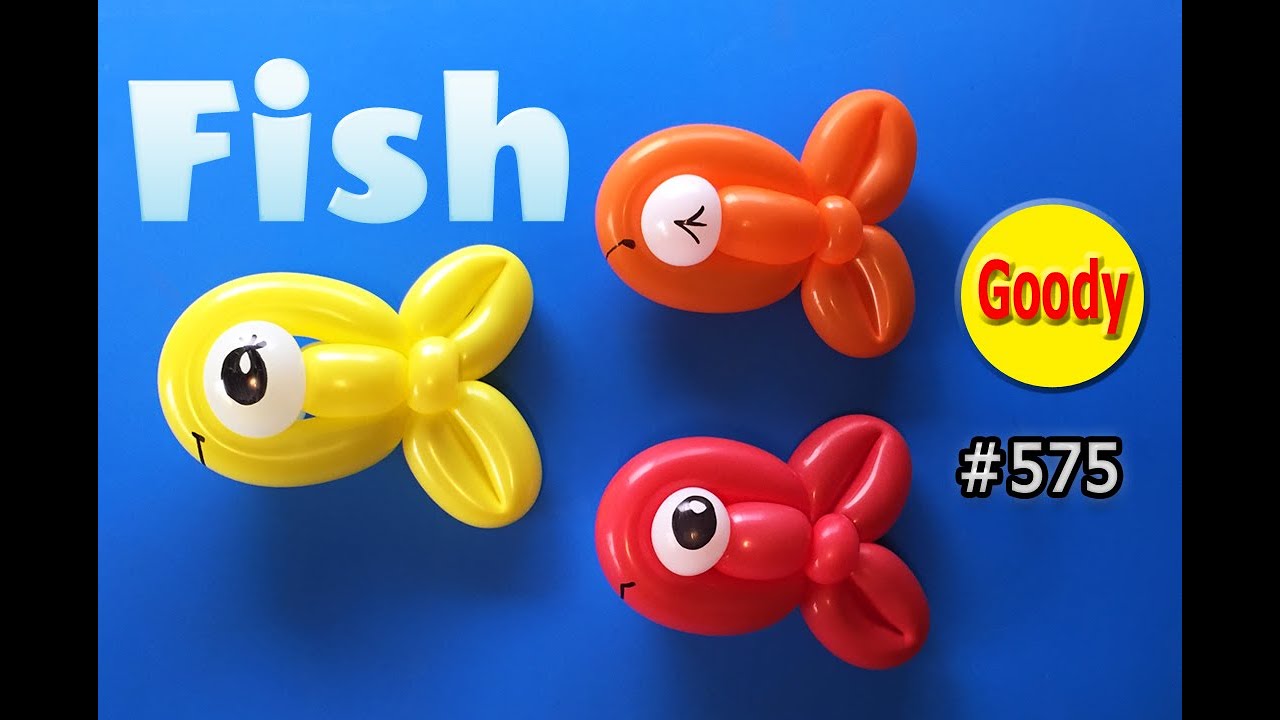 バルーンアート Balloon Art 魚の作り方 Fish Balloon Fish Crafts かねさんの バルーンアート Youtube