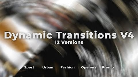 Dynamic Transitions V4 Premiere Pro Templates