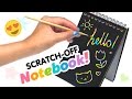 DIY Scratch-Off Rainbow Notebook! DIY Weird Back To School Supplies!!