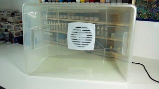 DIY - Easy to Clean Airbrush Paint Booth