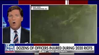 🇺🇸Tucker Carlson: &quot;Mais policiais foram feridos pela máfia favorita de Kamala Harris, BLM, na Casa 👇
