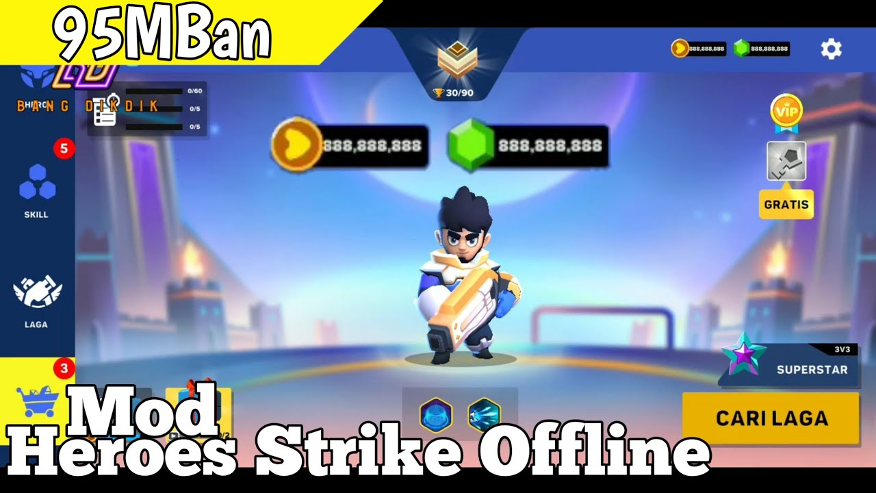 Heroes Strike Offline Mod 95MB Apk Only YouTube