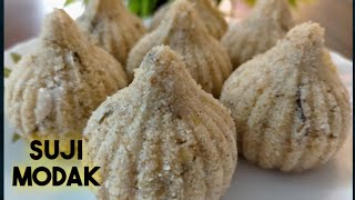 Modak Recipe | Suji Dry Fruit Modak Recipe I Ganesh Chaturthi Special Modak I सूजी मोदक I