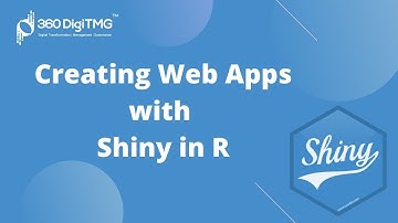 R Shiny App Tutorial | Creating Web Apps with Shiny in R | Full Tutorial | 360DigiTMG