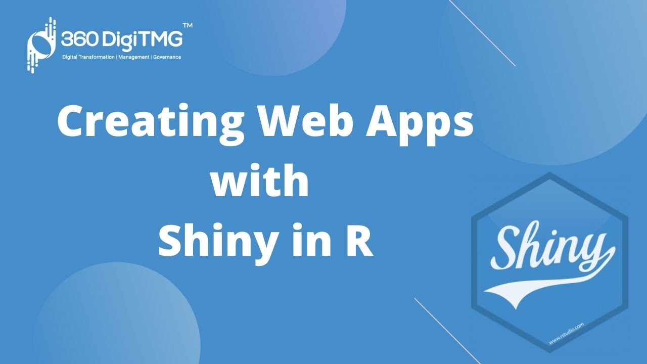 R Shiny App Tutorial | Creating Web Apps with Shiny in R | Full Tutorial | 360DigiTMG