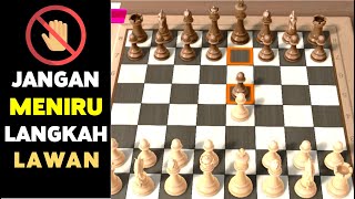 JAGAN MENGCOPY LANGKAH LAWAN, INI AKIBATNYA | Partai Catur legenda Capablanca - Meniru Langkah Catur